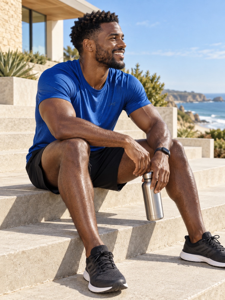 Coastal fitness creative concept